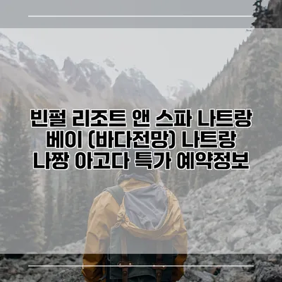 빈펄 리조트 앤 스파 나트랑 베이 (바다전망) 나트랑 나짱 아고다 특가 예약정보