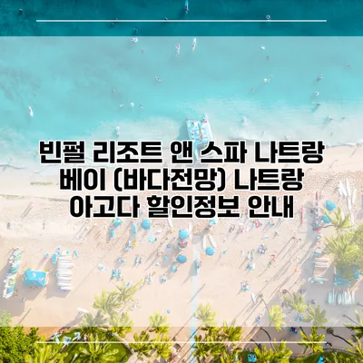 빈펄 리조트 앤 스파 나트랑 베이 (바다전망) 나트랑 아고다 할인정보 안내