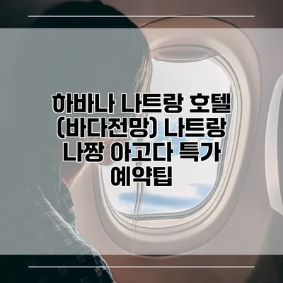하바나 나트랑 호텔 (바다전망) 나트랑 나짱 아고다 특가 예약팁
