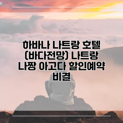 하바나 나트랑 호텔 (바다전망) 나트랑 나짱 아고다 할인예약 비결